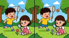 Zložitá hlavolamová výzva: dokážete nájsť všetky rozdiely za 45 sekúnd na tomto obrázku?