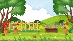 Náročný test pozornosti: dokážete na obrázku nájsť motýľa v záhrade?